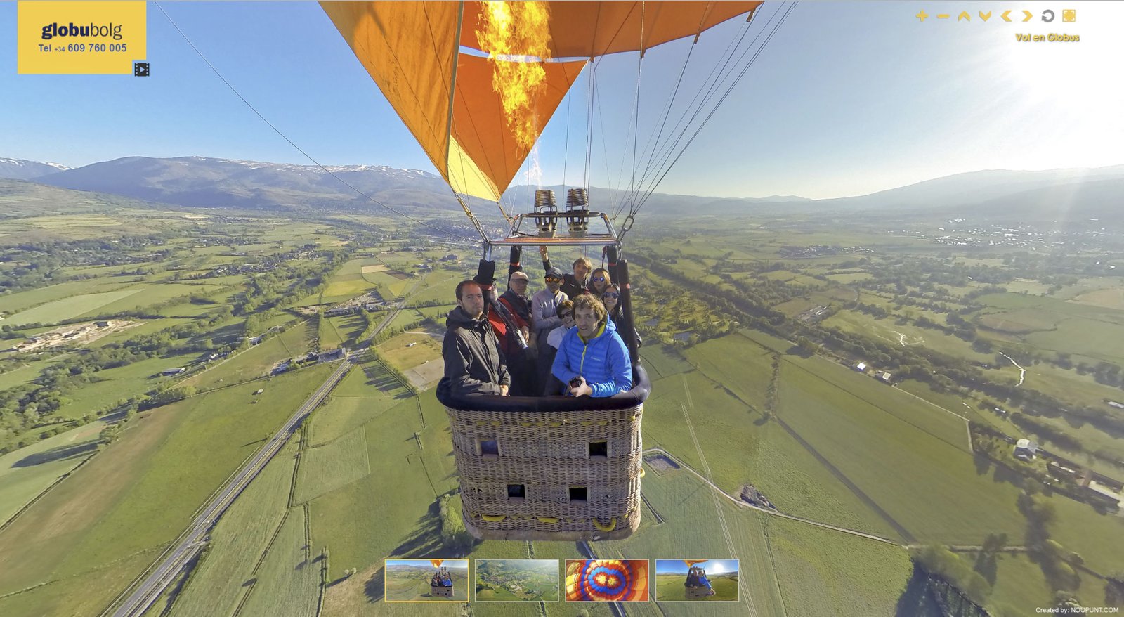 tour 360 vídeo 360 globo