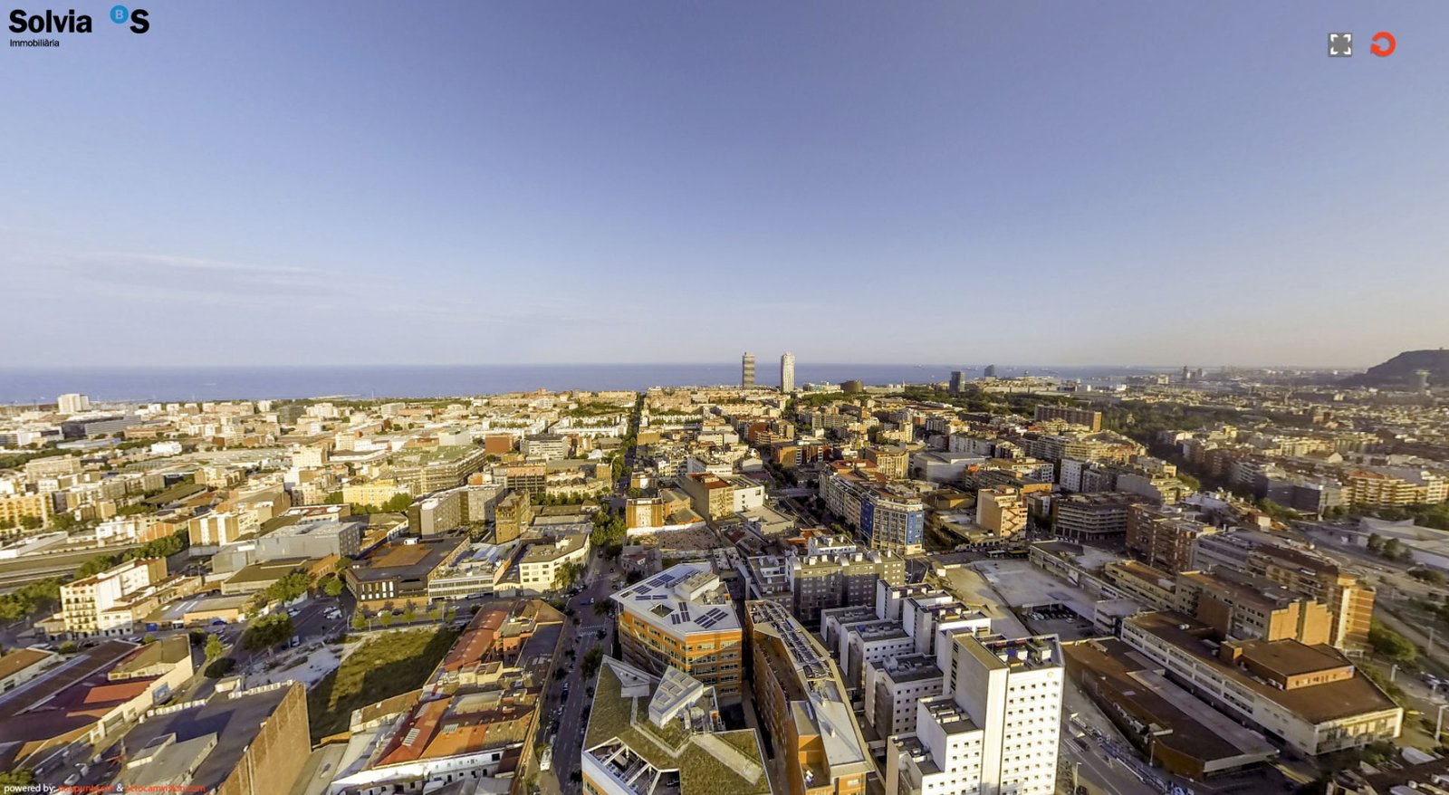 360 aéreo Barcelona, Solvia