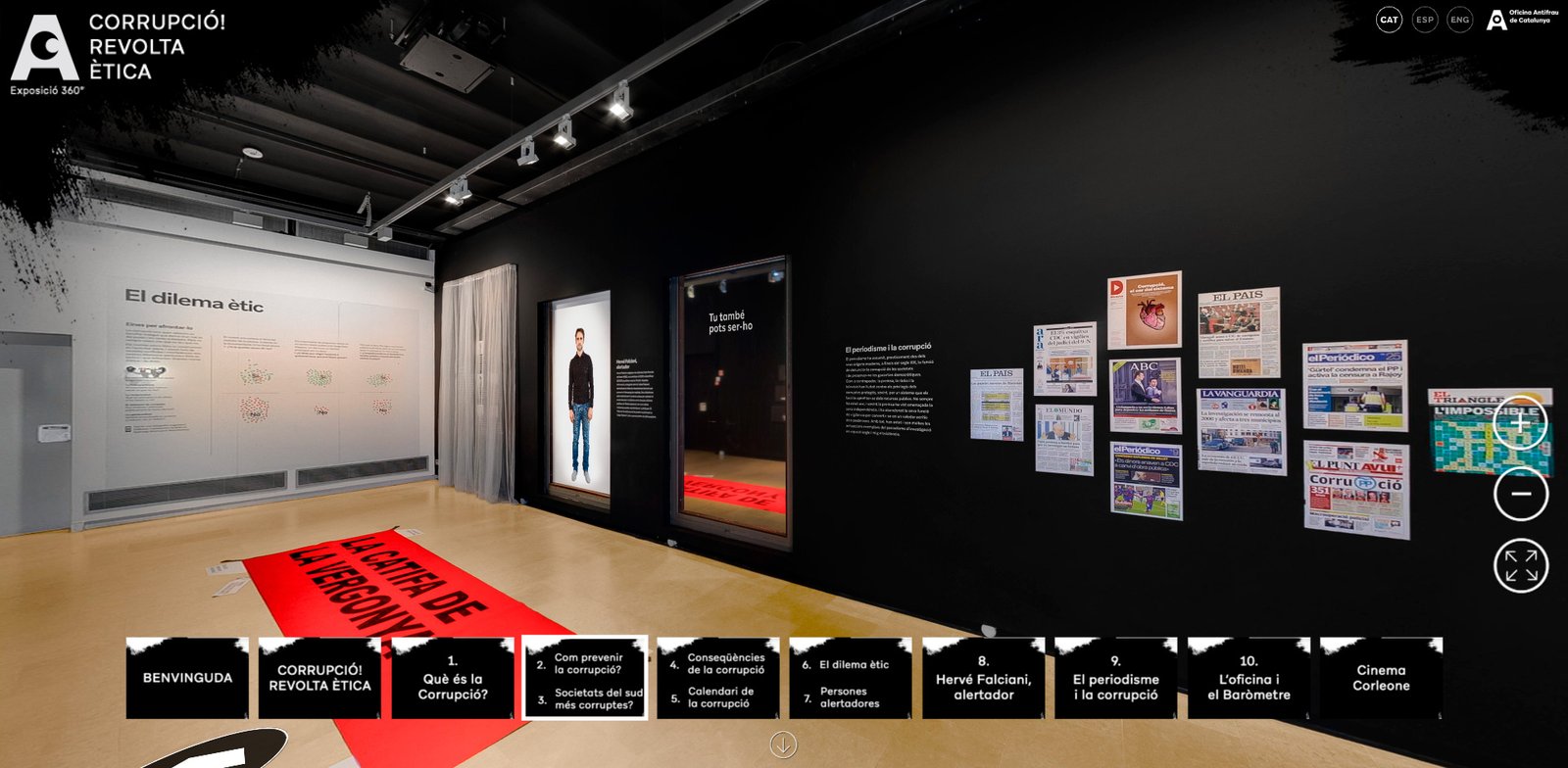 Tour 360 – Corrupción Revuelta Ética – Oficina Antifrau de Catalunya